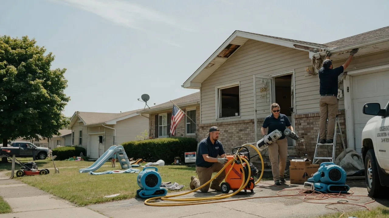 Water Damage Restoration in Leslie, MI near me